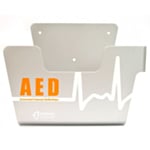 Staffa a parete per il Cardiac Science Powerheart