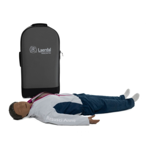 Laerdal Resusci Anne QCPR AED Manichino (pelle scura) 