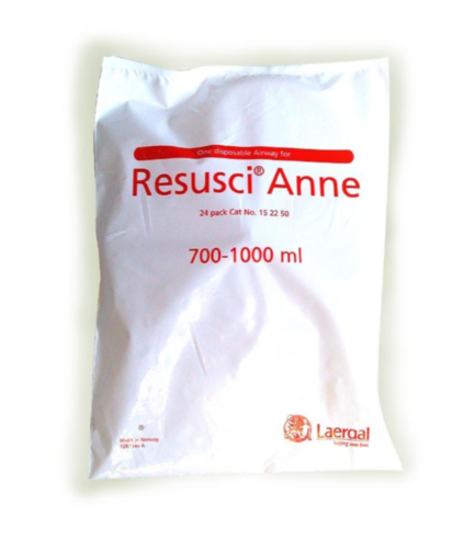 Laerdal Resusci Anne - Vie aeree 700-1000 ml - confezione da 24 pezzi - 8298