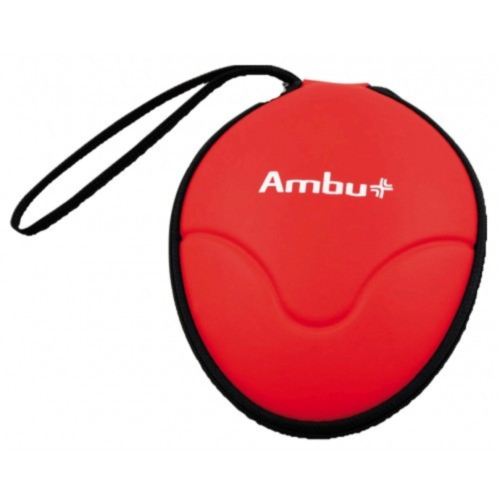 Ambu Rescue maschera di respirazione softcase rosso con valvola O2 - 3027