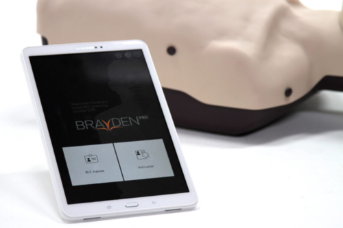 Manichino Brayden PRO con connessione Bluetooth, supporto e led luminosi bianchi - 10437