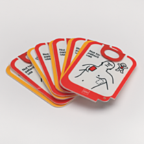 Physio-Control LIFEPAK CR2 ricambio elettrodi didattici senza vaschetta (5 pz) - 6490
