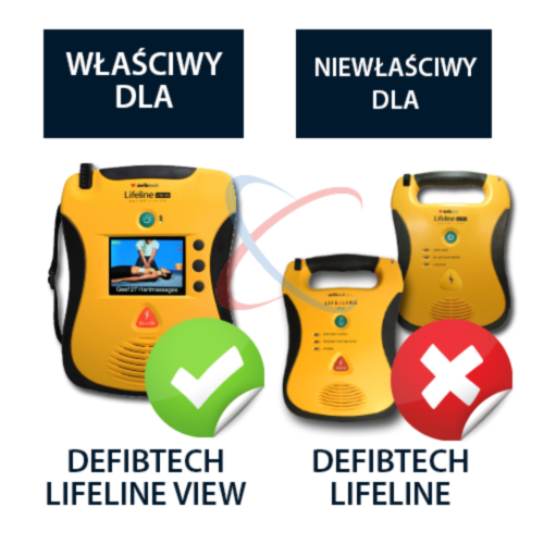 Borsa da trasporto rigida Defibtech Lifeline View