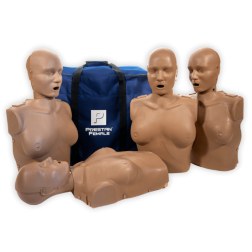 Prestan Professional CPR Training Torso Donna 4-Pack (pelle scura)  - 12536