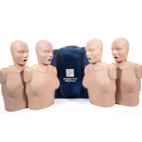 Prestan Professional CPR Training Torso Donna 4-Pack (pelle chiara) 