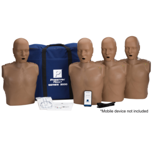 Prestan Professional Serie 2000 manichino adulto confezione da 4 (pelle scura)