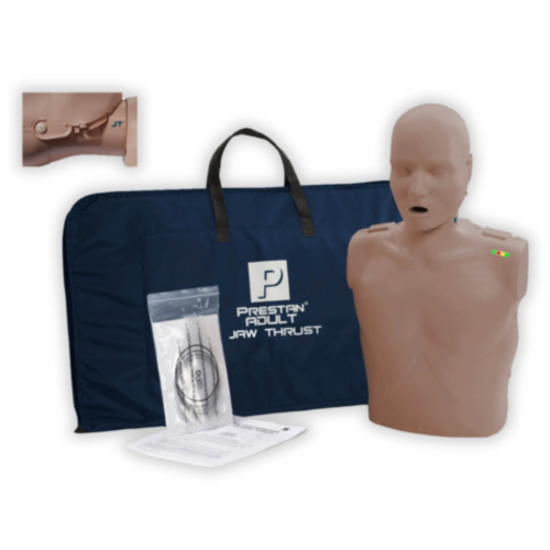 Manichino CPR Prestan Adulto Jaw-Thrust (pelle scura) 