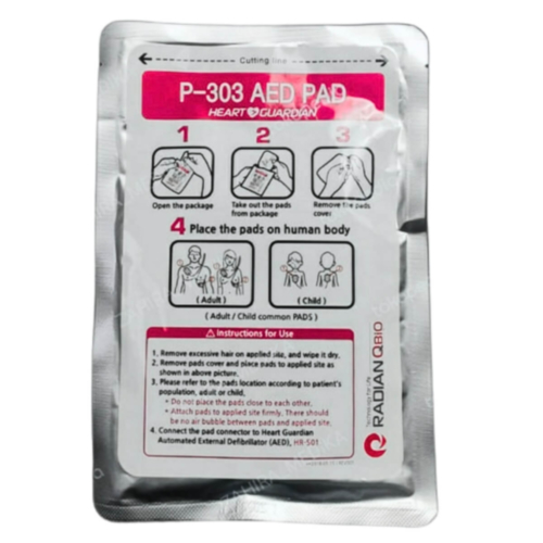 Radian Qbio Heartline elettrodi universali adu/ped