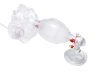 Ambu SPUR II pallone pediatrico con valvola e maschera n. 1 e 2 