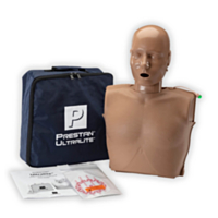 Manichino Prestan Ultralite CPR con feedback – Pelle scura 